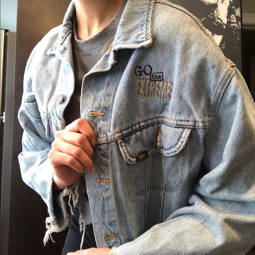 Lee custom denim jacket